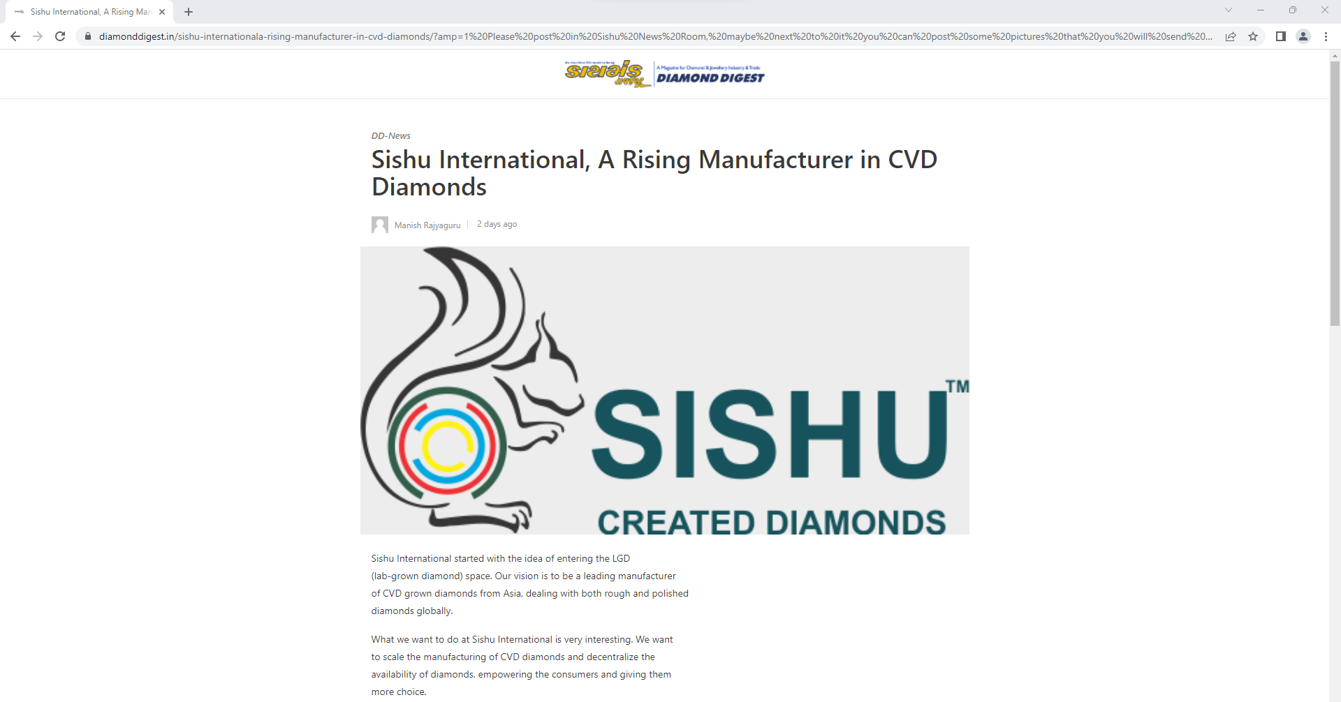 Sishu-DiamondDigest